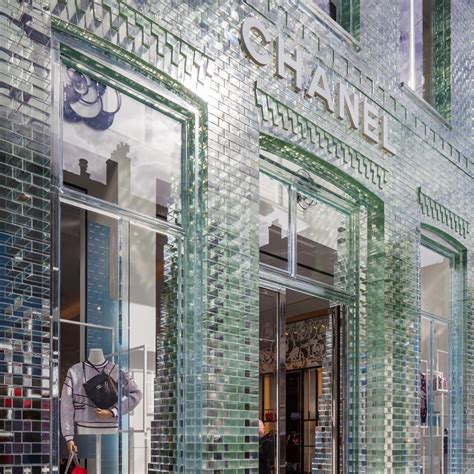 mvrdv chanel glass brick|MVRDV replaces Chanel store's traditional facade with glass .